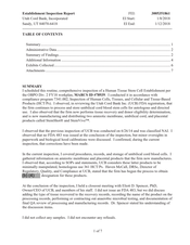 FDAzilla FDA EIR Utah Cord Bank, Sandy | January 2018