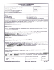 FDAzilla FDA EIR Xylo Chem, Nadiad | March 2023